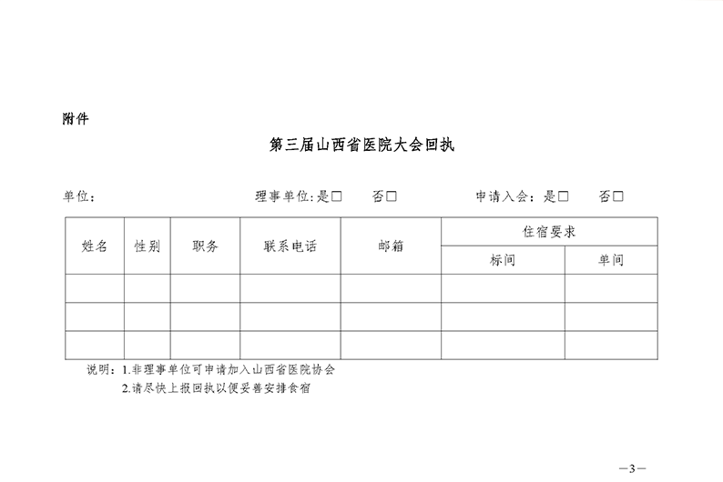 第三届山西省医院大会